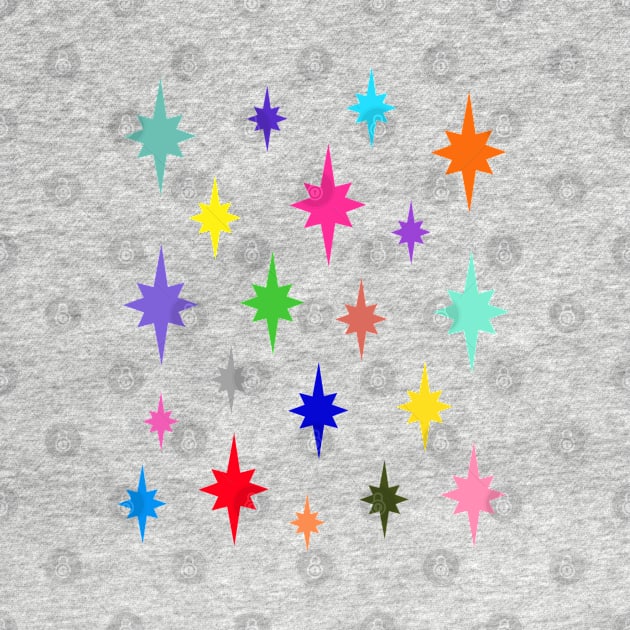 Christmas Stars Multi-Colour by OneThreeSix